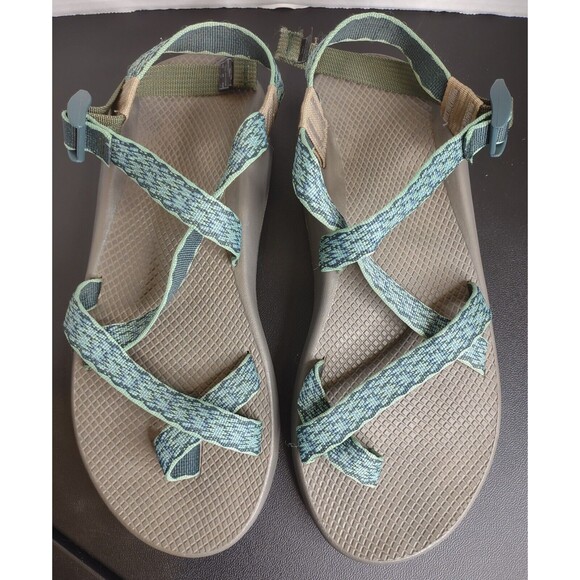 Chaco Z/2 Classic Sandals Men's Size 13 Flare Pine Blue Gray J106173 Adjustable - Picture 3 of 8